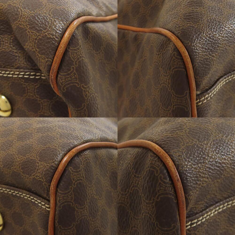 Celine Macadam Boston Leather Brown Boston bag - Picture 10 of 11